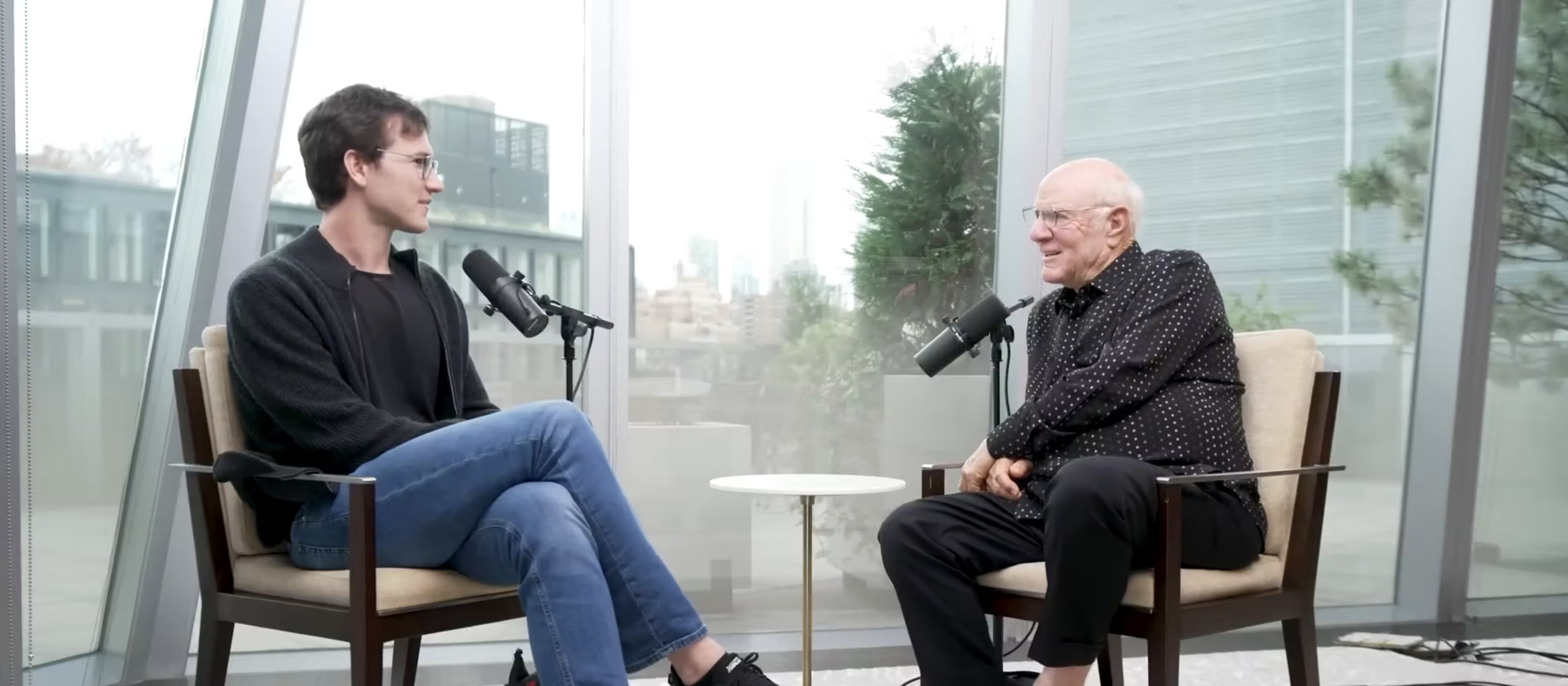 field video podcast production in new york city experts in front of windwos